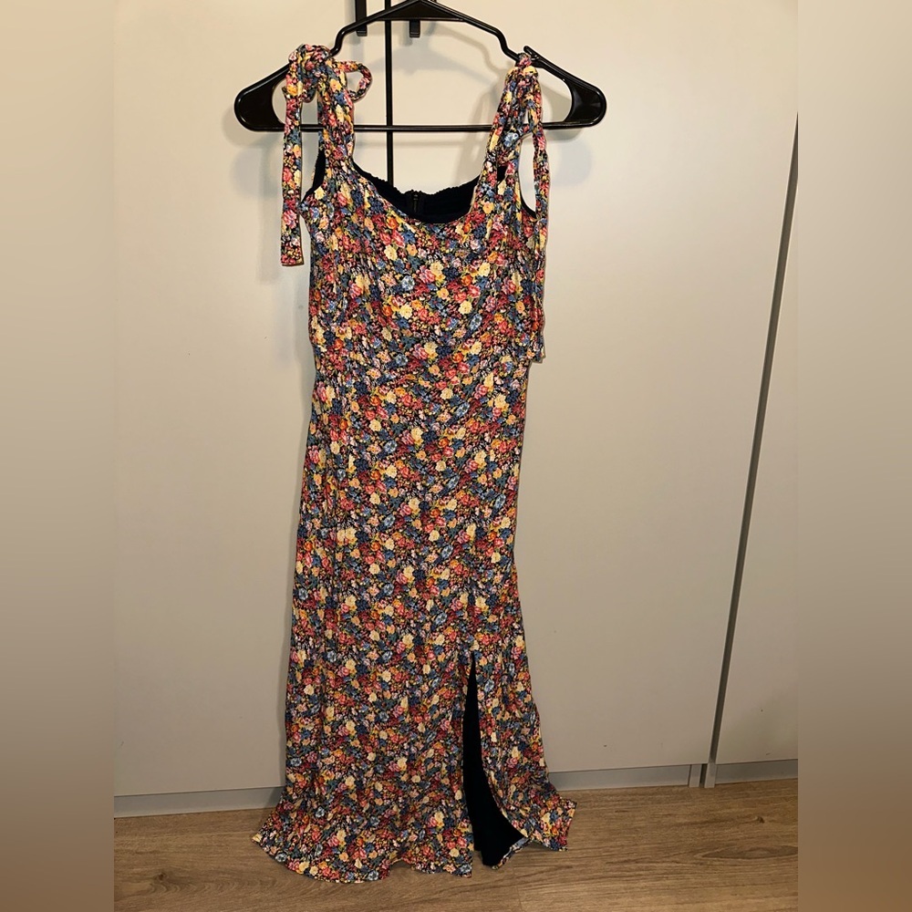 Sézane Dorotha Floral Dress with a side slit size 36 - Picture 5 of 8